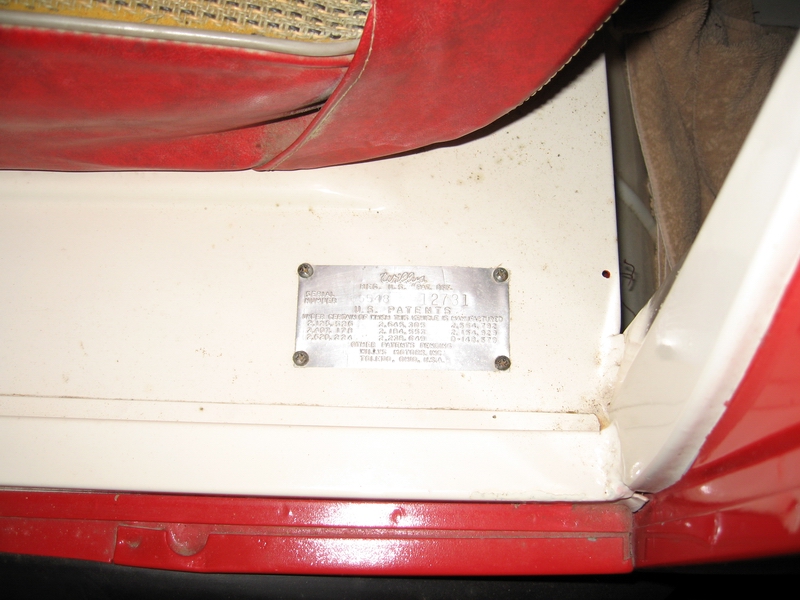 VIN tag & Frame VIN Locations